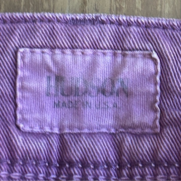 Y2K Hudson Denim Purple Button Pocket Straight Skinny Jean - Picture 12 of 15